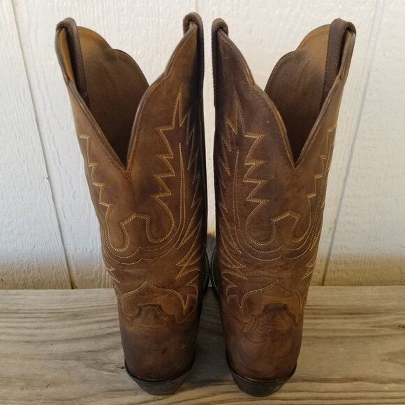 Ariat Heritage Womens Tan Leather Cowboy Western Boots 9 B 10001021 - Picture 13 of 13